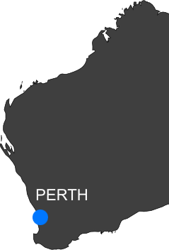 Map of Western Australia - Perth
